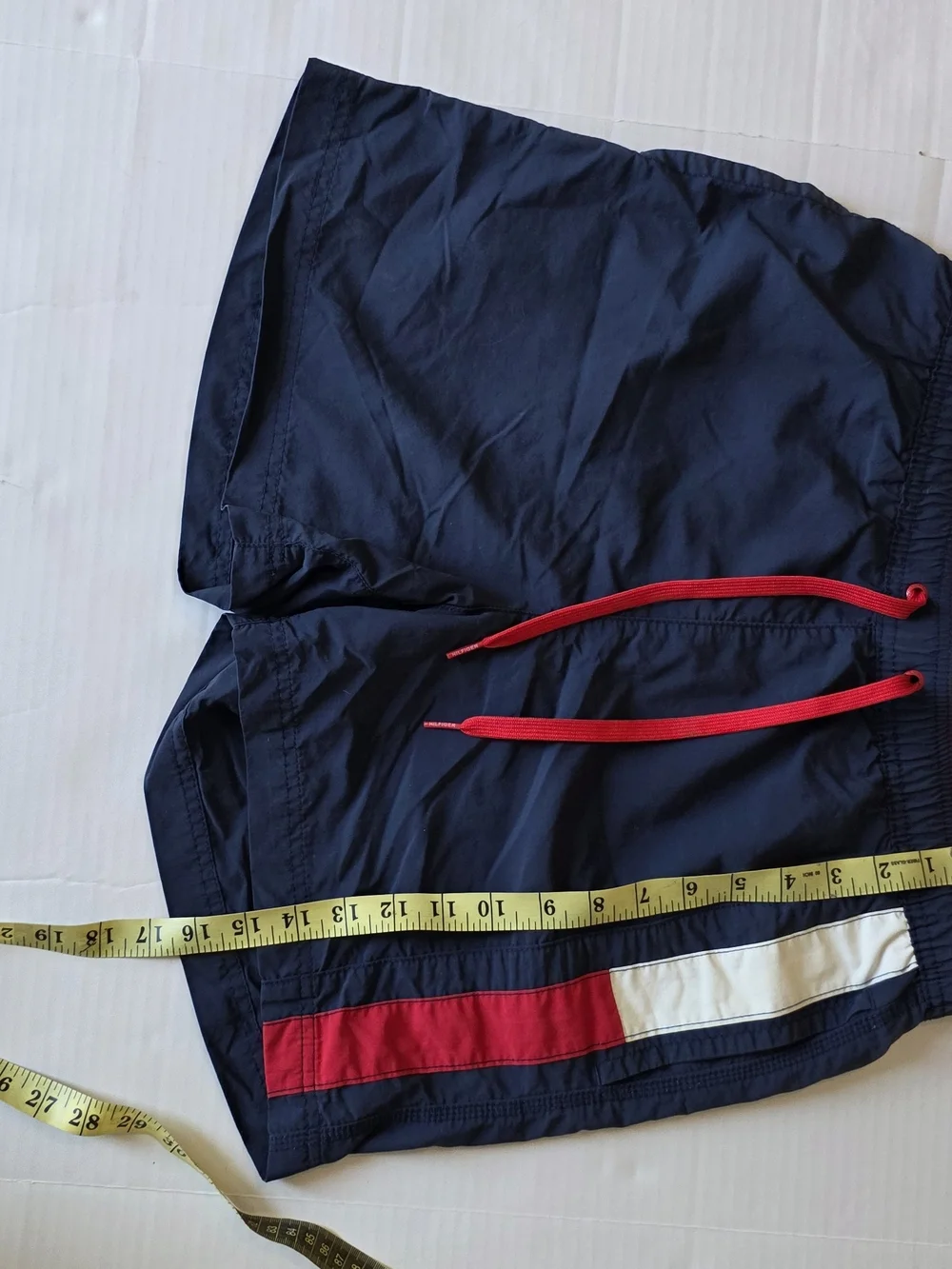 Tommy Hilfiger Navy Men Swim Shorts Drawstring Pool Beach Resortwear